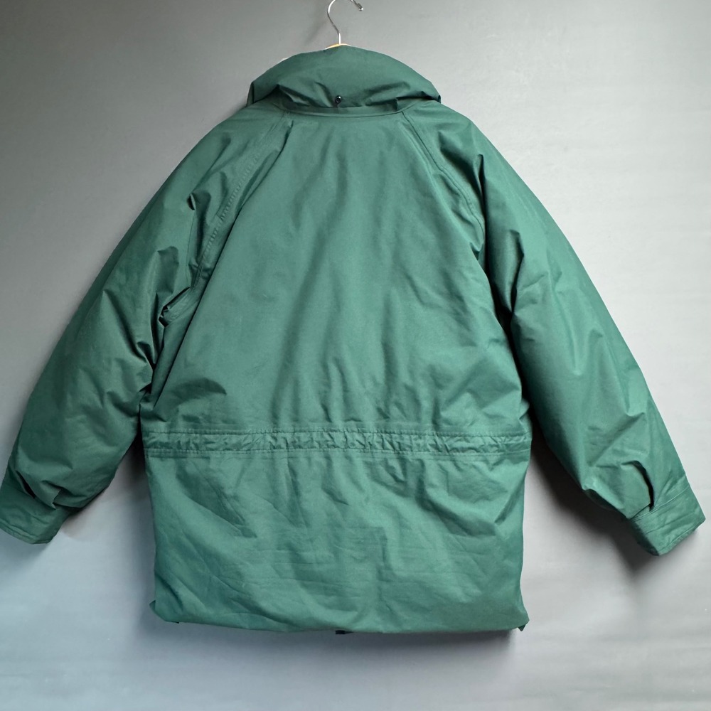 Vintage LL Bean Maine Wardens Parka Gore-Tex Down Green Mens XL NO HOOD 80s - Picture 2 of 9